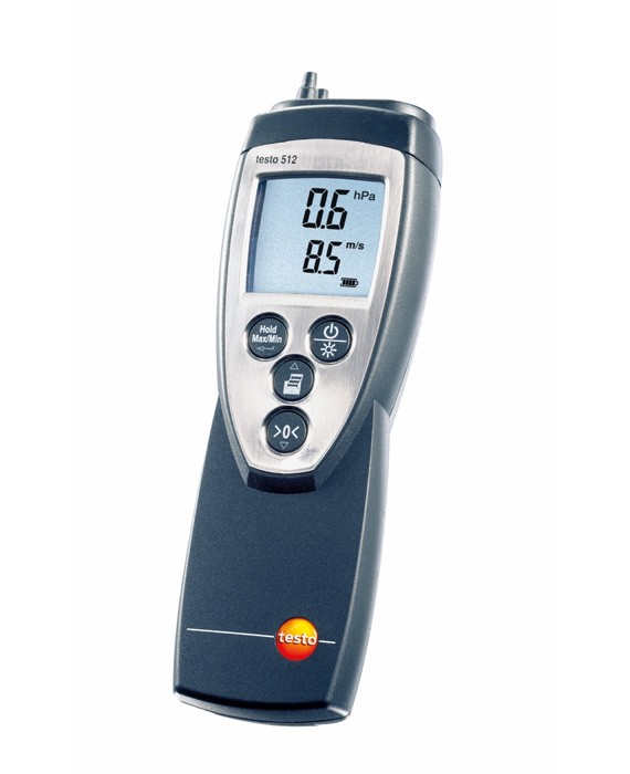 Testo 512 - App. de mesure de la pression et vitesse d'air 0...20 hPa