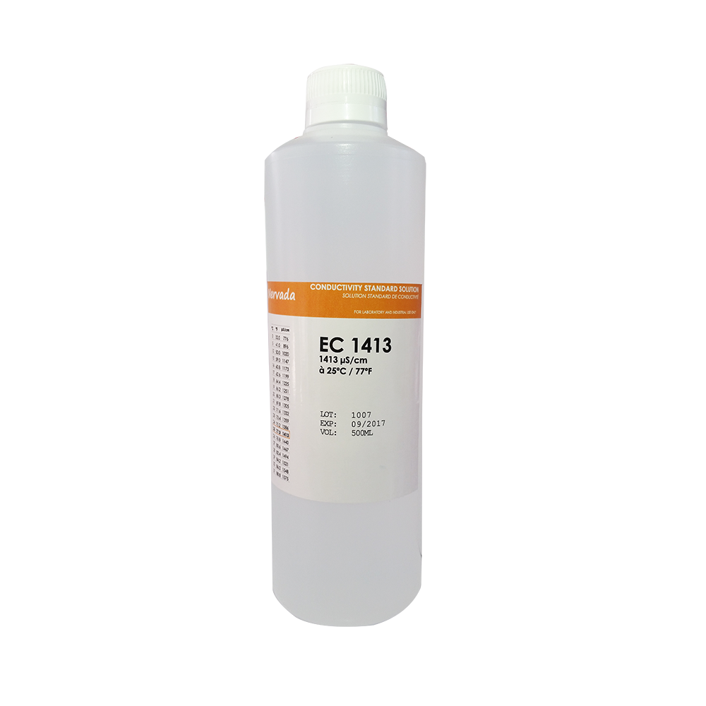 Solution de conductivité électrique Nervada EC 1413 - 500ml