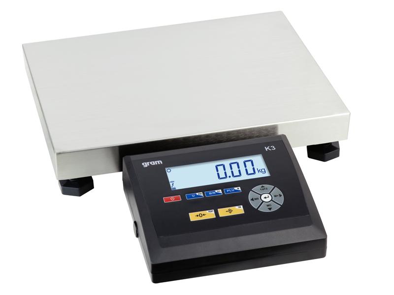 Balance Gram K3T-30SE 30Kg Résolution 5g 300x400 mm